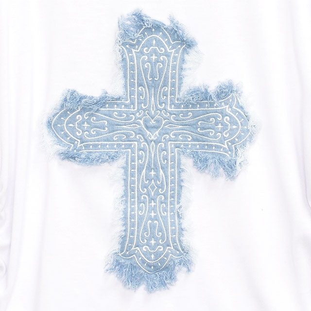 LISTEN FLAVOR����å���ե졼�С���������y2k���㡼��󥰥ȥåץ���WHITE��