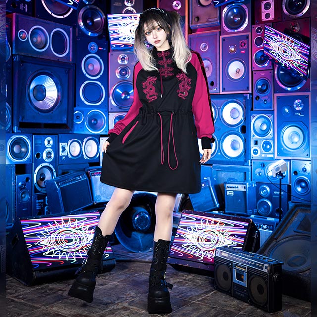 LISTEN FLAVOR����å���ե졼�С����ɥ饴����㥤�ʥ��㡼�����ԡ�PINK��BLACK��