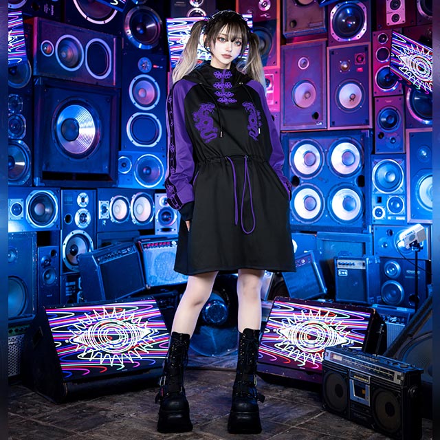 LISTEN FLAVOR����å���ե졼�С����ɥ饴����㥤�ʥ��㡼�����ԡ�PURPLE��BLACK��