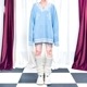 LISTEN FLAVORåե졼СŷȤΥƥ饤 Vͥå˥åȡL.BLUEWHITE