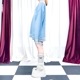 LISTEN FLAVORåե졼СŷȤΥƥ饤 Vͥå˥åȡL.BLUEWHITE