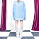 LISTEN FLAVORåե졼СŷȤΥƥ饤 Vͥå˥åȡL.BLUEWHITE