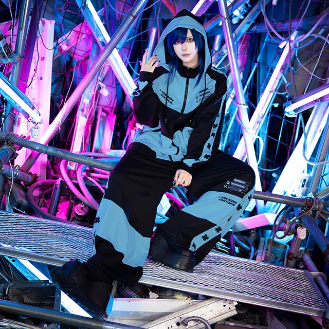 LISTEN FLAVOR����å���ե졼�С��������ߥ����إ��㡼���ѥ�ġ�AQUA��BLACK��