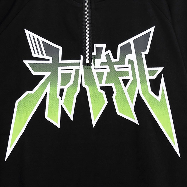 オーバーキル ハーフジップトップス【BLACK】｜LISTEN FLAVOR