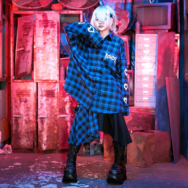 LISTEN FLAVOR����å���ե졼�С������쥤�����٥� �����å�����ġ�BLUE CHECK��