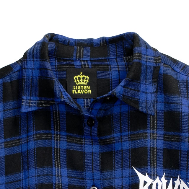 クレイジーベア チェックシャツ【BLUE CHECK】｜LISTEN FLAVOR