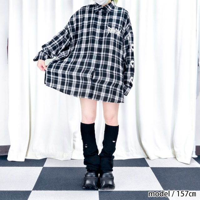 クレイジーベア チェックシャツ【BLUE CHECK】｜LISTEN FLAVOR