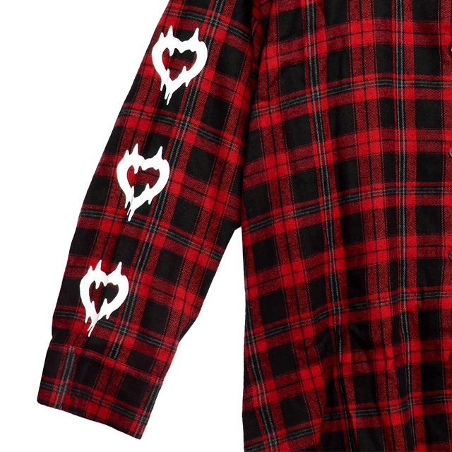 LISTEN FLAVOR����å���ե졼�С������쥤�����٥� �����å�����ġ�RED CHECK��