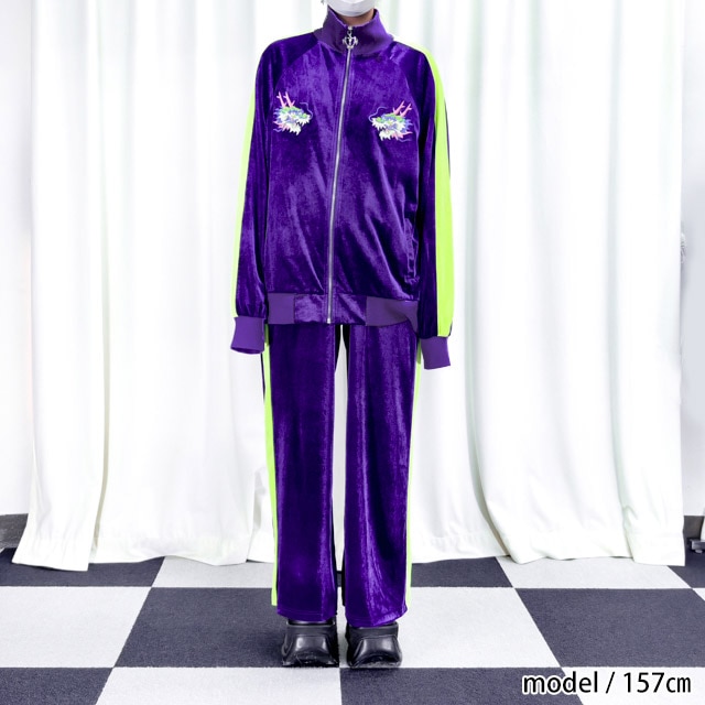 ドラゴンベロアトラックジャケット【BLACK】｜LISTEN FLAVOR