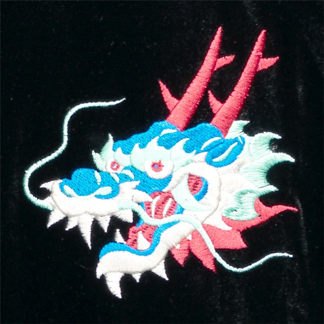 ドラゴンベロアトラックジャケット【BLACK】｜LISTEN FLAVOR(リッスン