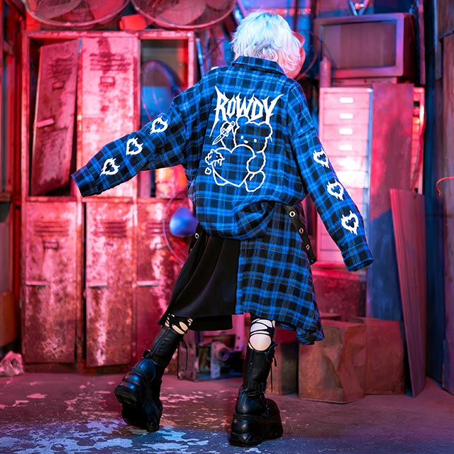 LISTEN FLAVOR����å���ե졼�С�������Υإ�饤�󥹥����ȡ�BLACK��RED CHECK��