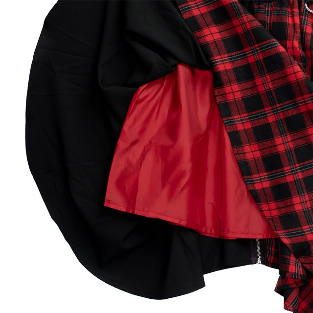 LISTEN FLAVOR����å���ե졼�С�������Υإ�饤�󥹥����ȡ�BLACK��RED CHECK��