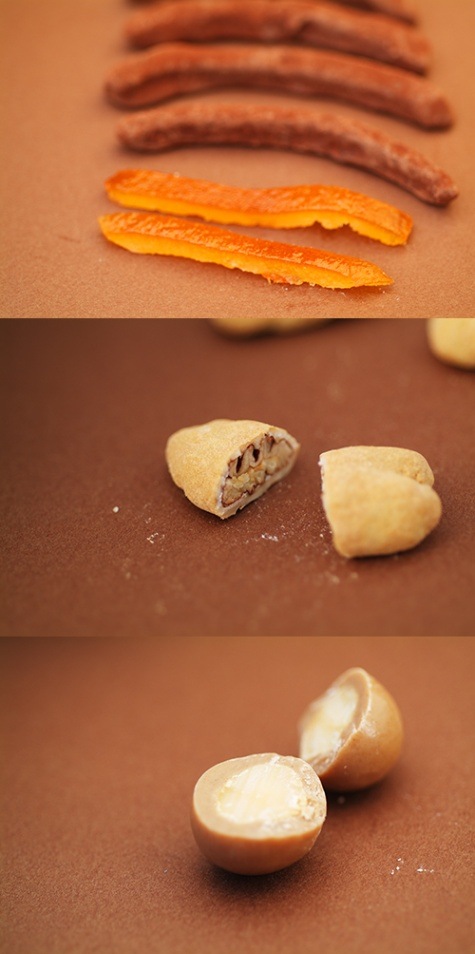 オレンジピール&ピーカンナッツ(キャラメル)&マカダミナッツ