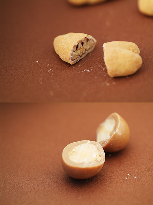 ピーカンナッツ(キャラメル)&マカダミアナッツ/チョコレート2種類