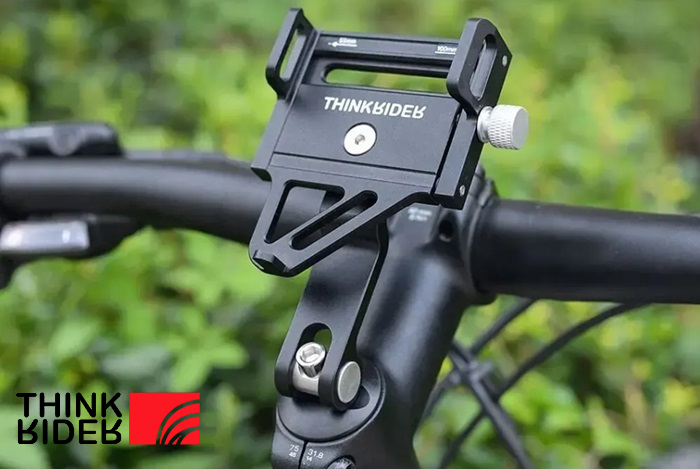 スマホホルダー ThinkRider（シンクライダー）コラムマウント スマホ 