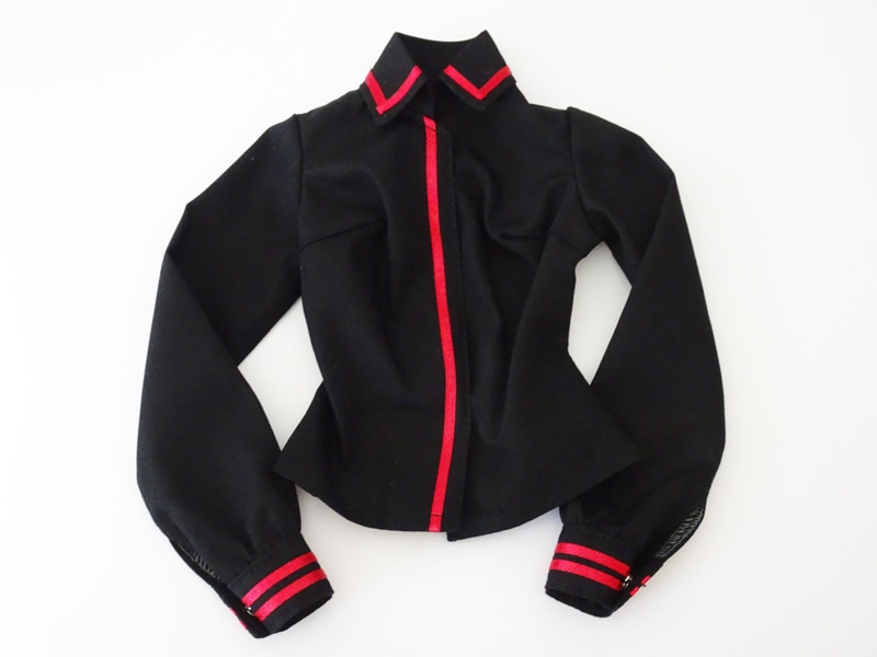 単品】DD(M.L)/スマートドール(S) シャツブラウス/長袖/ライン