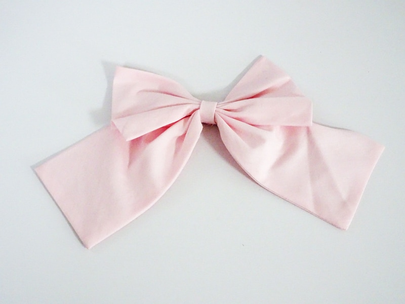 単品】9インチヘッド とっても大きなリボンの髪飾り（ピンク） | 【40