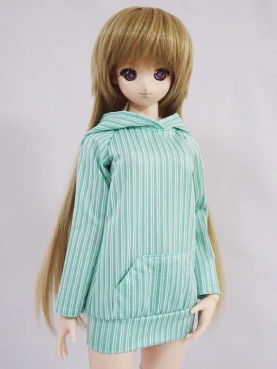 DDS/DD/DDdy/SD/スマートドール/オビツ50/AZO2(G) パーカーワンピース