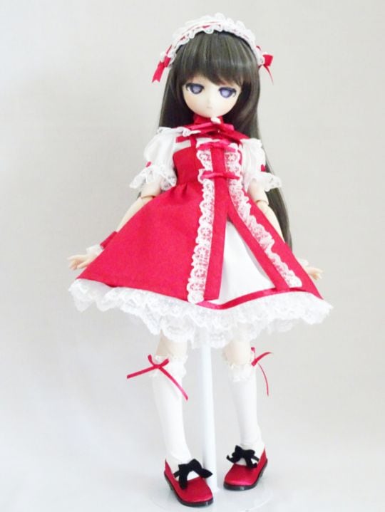 ディーラー様製 ドルフィードリーム MDD メイド服 ロンシュカ ホワイト ディーラー様製 mdd 服 ロンシュカ 1/4