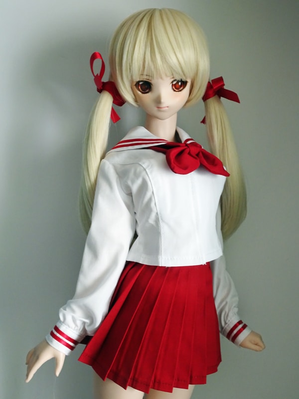 単品】DDS/DD/AZO2 プリーツスカート/ミニ丈（赤） | 【60cm】単品商品