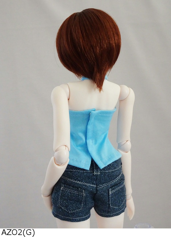 単品】オビツ50/DDP/AZO2(G)/DD(S.M) ホルターネックTシャツ（水色