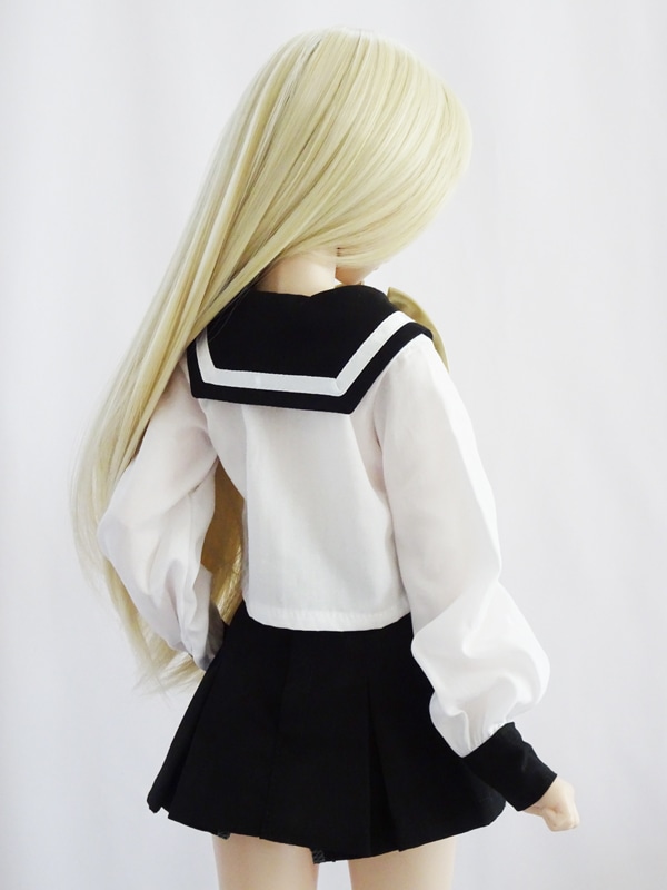 セーラー服長袖 セーラー服 襟 四角 セーラー服 長袖 白身頃 ピンク衿