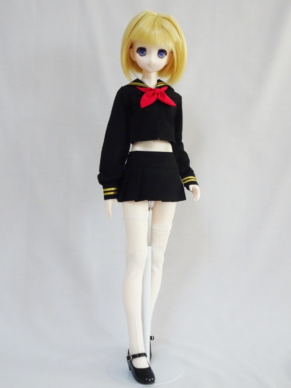 P&O Ferries セーラードール　約20cm 40s 50s ビンテージ 50cm】オビツ50/48,制服（セーラー服・ブレザー）,セーラー服（長袖