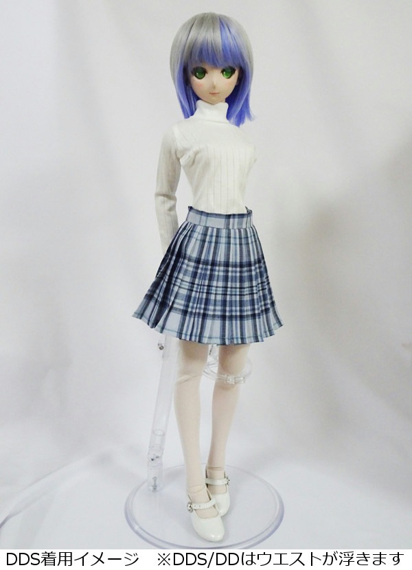【単品】DDdy/SD/スマートドール　プリーツスカート（黒）