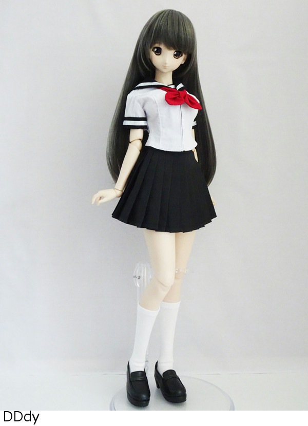 【単品】DDdy/SD/スマートドール　プリーツスカート（黒）