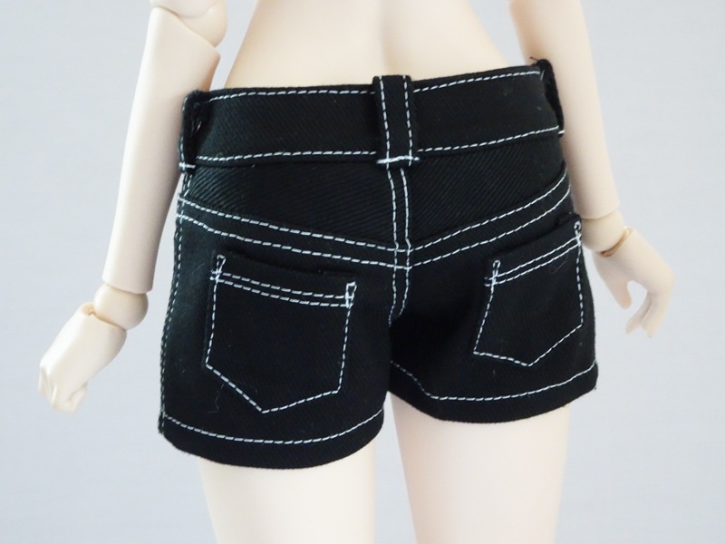 単品】DDdy ステッチショートパンツFIT（黒/白ステッチ） | 【60cm