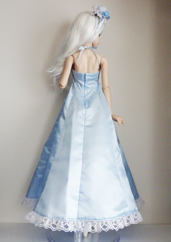 スーパードルフィー チャイナドレス DD(L)/DDdy プリンセスロングチャイナドレス（アイスローズ） | 【60cm