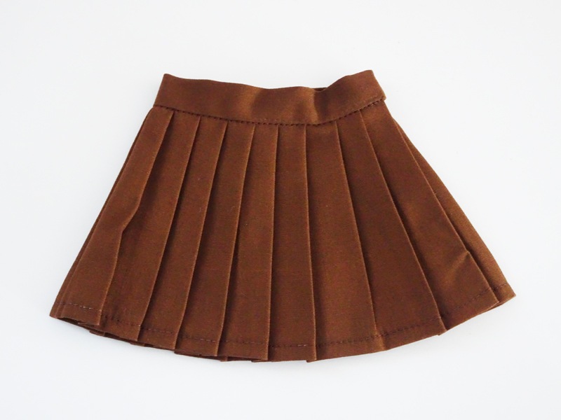 DT MaxMara ★ プリーツ ミニ スカート ACRONIMO ブラウン 単品】40cm~50cmフリーサイズ プリーツスカート/ミニ丈(茶