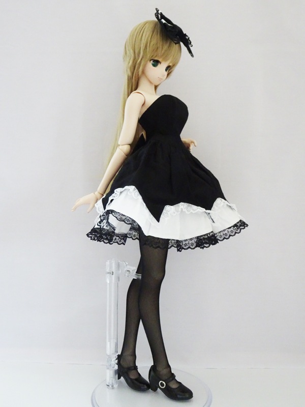 DD(L)/DDdy バットガールベアトップドレス（黒） | 【60cm】ドルフィー