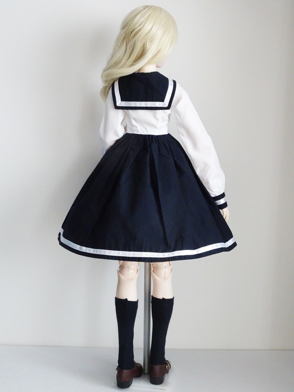 50cm】オビツ50/48,制服（セーラー服・ブレザー）,セーラーワンピース