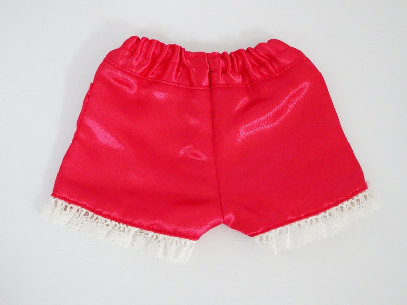 単品】DDS/DD サテンショートパンツ（赤） | 【60cm】単品商品