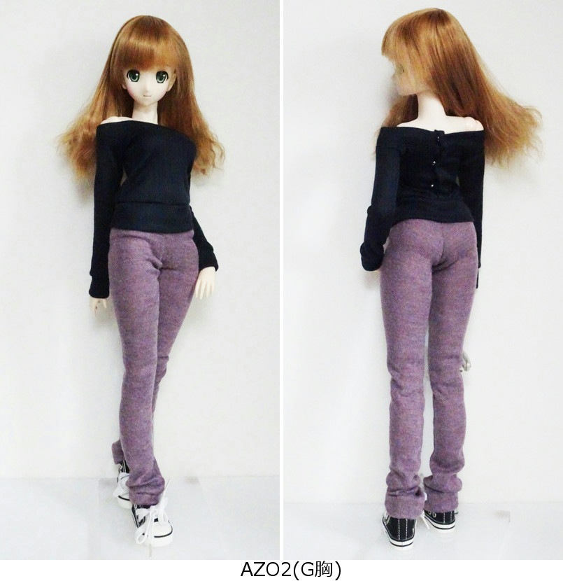 あずき 単品】オビツ50/AZO2/DDP/MDD(もちあし) くしゅくしゅスパッツ（ピンク