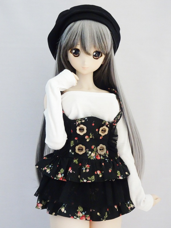 60cm】単品商品,帽子 | | 【単品】8-9インチ ベレー帽/ニット（黒