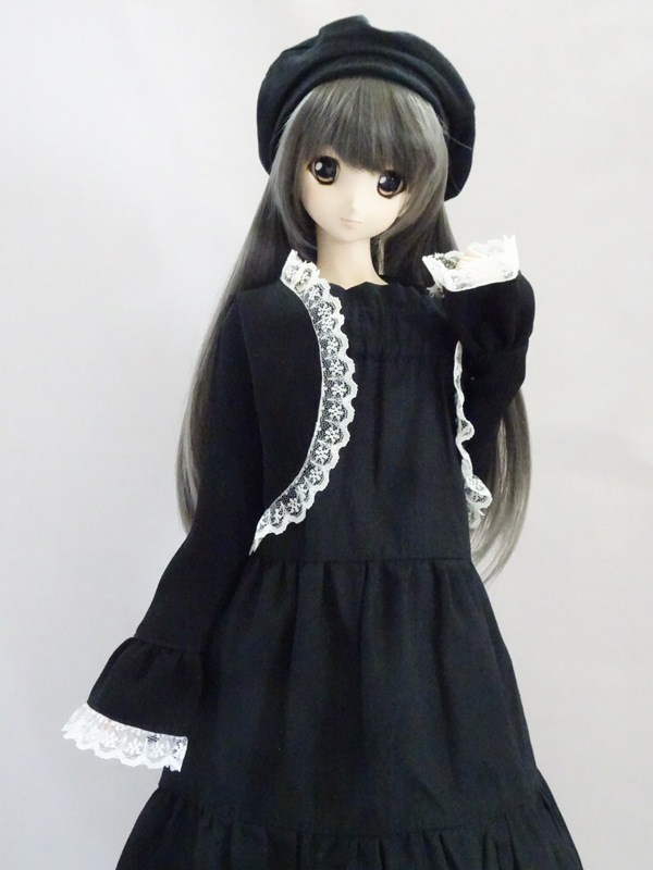 60cm】単品商品,帽子 | | 【単品】8-9インチ ベレー帽/ニット（黒