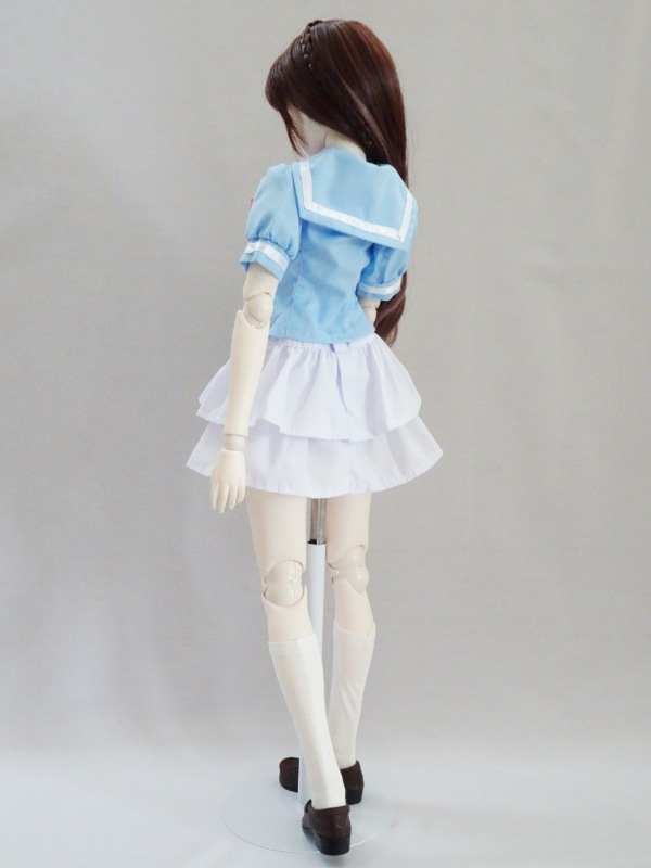 【単品】AZO2　２段スカート（白）