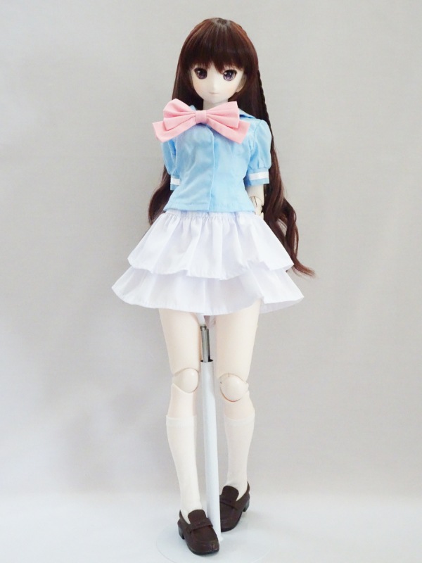 【単品】AZO2　２段スカート（白）