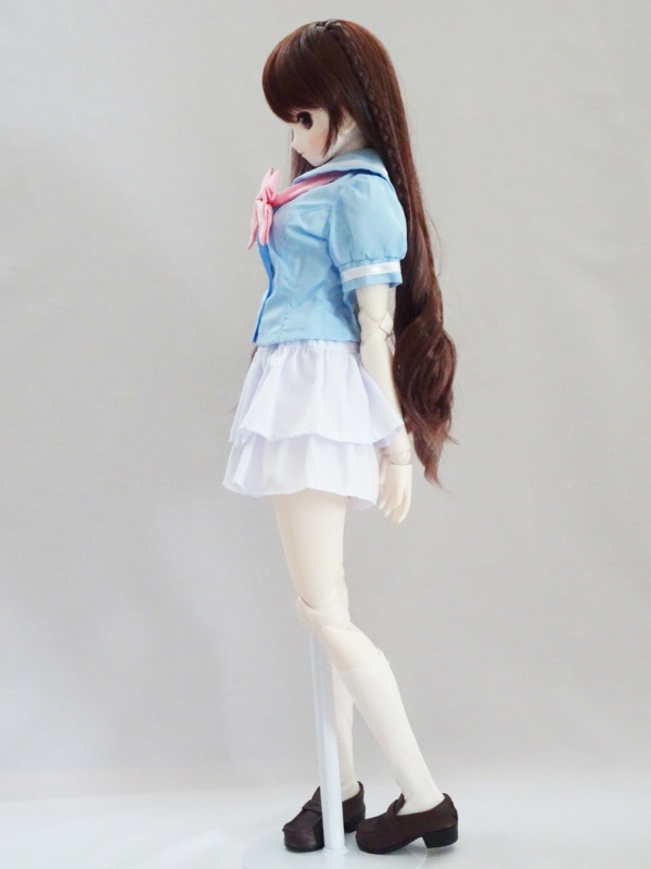 【単品】AZO2　２段スカート（白）