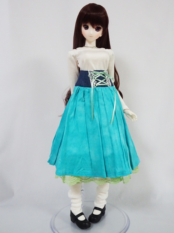 DDS/DD/AZO2 カマービスチェスカート/ミディ（グレージュフラワー