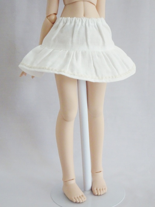 【単品】MDD　レースなし２段ペチコート