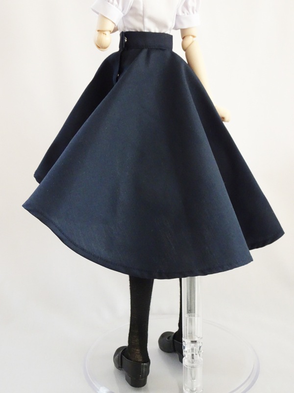 単品】MDD/アゾン45/DDP/オビツ50 フィッシュテールスカート（紺