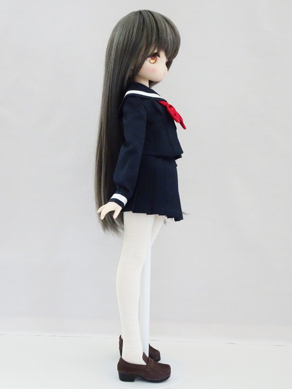 バビミニチュアリメイク✿ オーダーメイド　セーラー服　冬服 MDD セーラー服セット（紺/冬服＆合着/ミニ丈） | 【40cm】ミニ