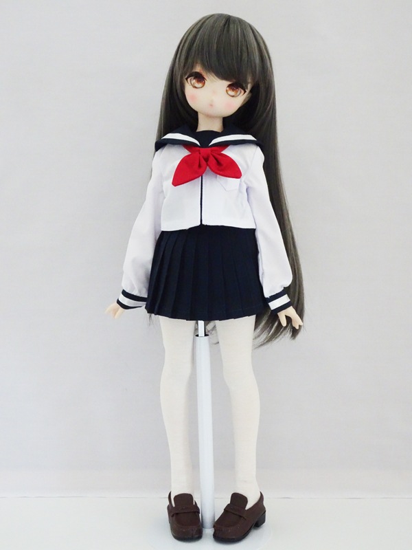MDD セーラー服セット（紺/冬服＆合着/ミニ丈） | 【40cm】ミニ