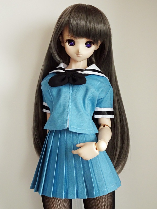 DDS/DD(M.L) セーラー服セット（クラシックスカイ/長袖＆半袖/ミニ丈