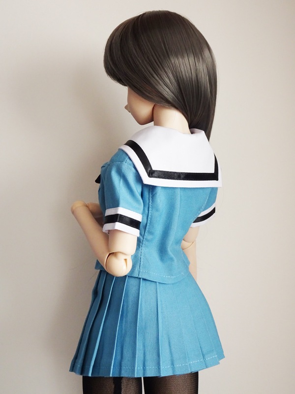 DDS/DD(M.L) セーラー服セット（クラシックスカイ/長袖＆半袖/ミニ丈