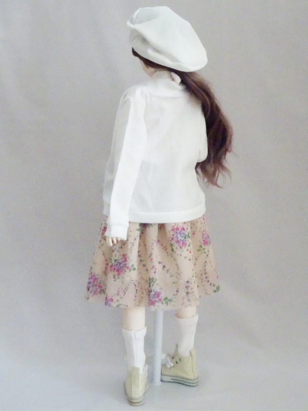 DDS/DD(S.M)/AZO2(G) チャンキーカーディガン＊レーススカートセット