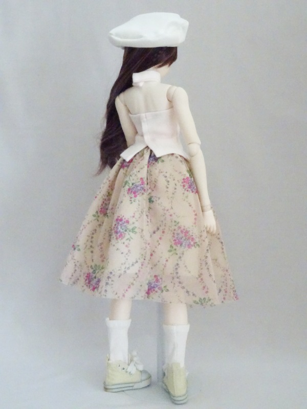 DDS/DD(S.M)/AZO2(G) チャンキーカーディガン＊レーススカートセット